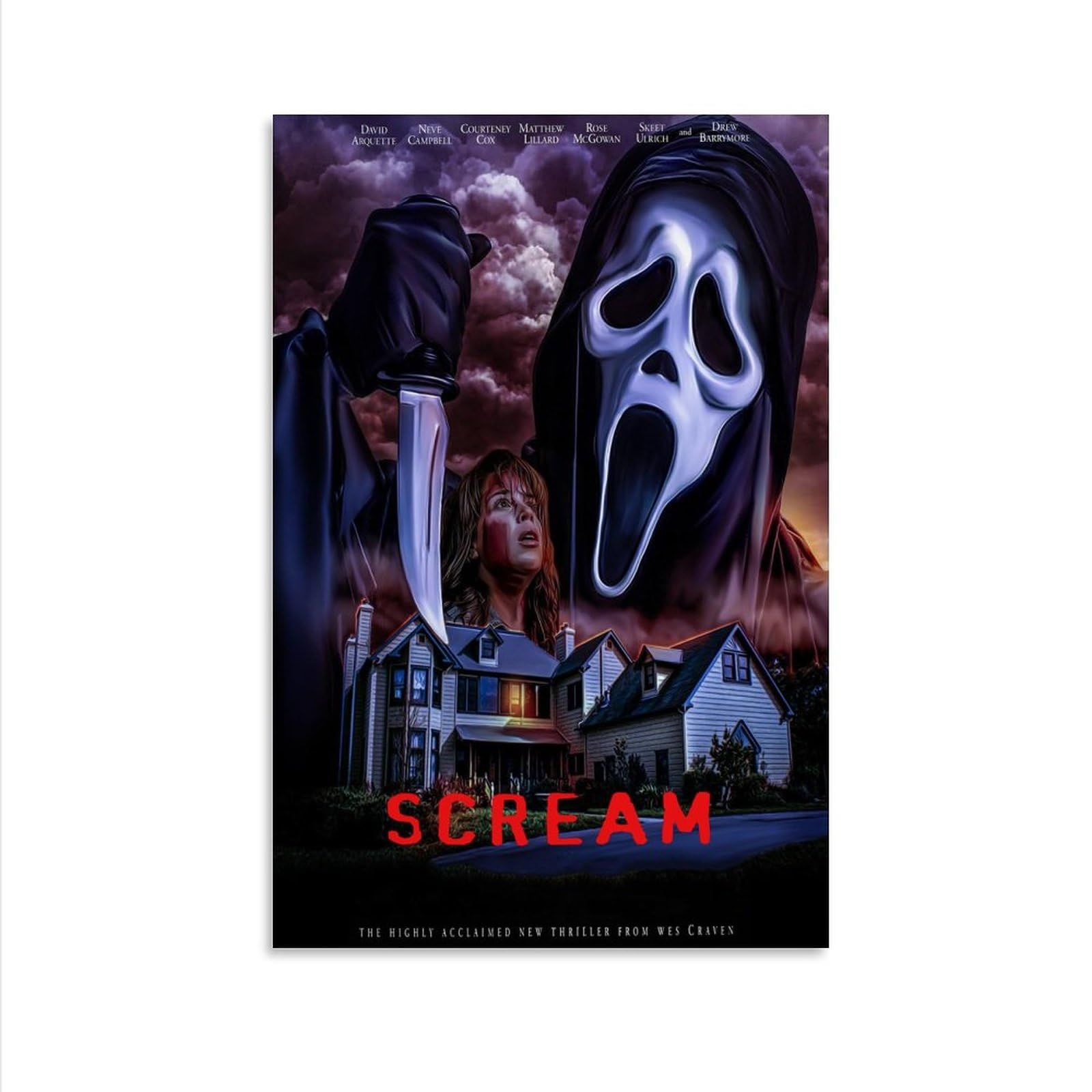Amazon.co.jp: スクリームポスター ホラー映画ポスター 映画写真